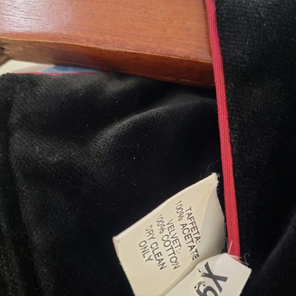 Therese Vintage Girl's Formal Velvet and Taffeta Christmas Holiday Dress Size 6X - Picture 8 of 8
